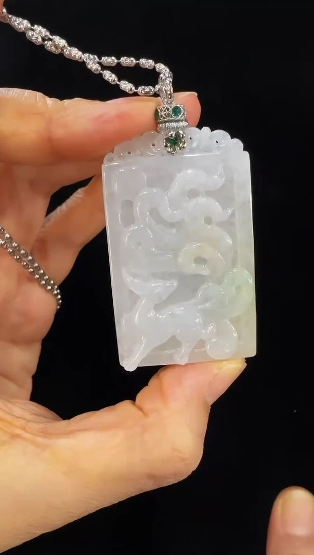 颈饰未镶嵌翡翠国风