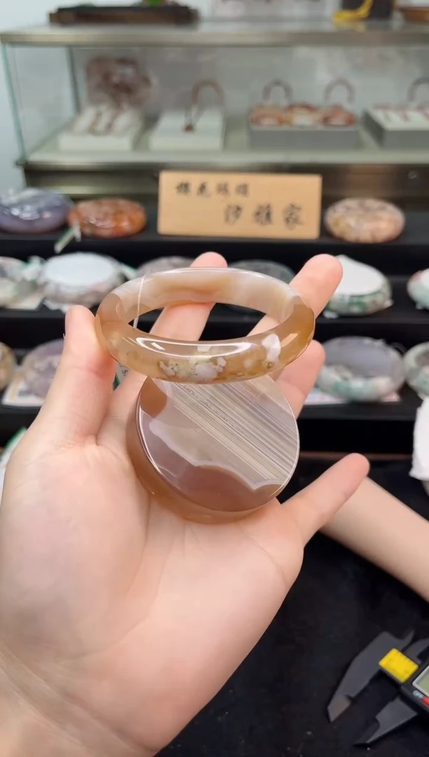 未镶嵌手镯石英质玉57圈口（赠品镯心）6593345