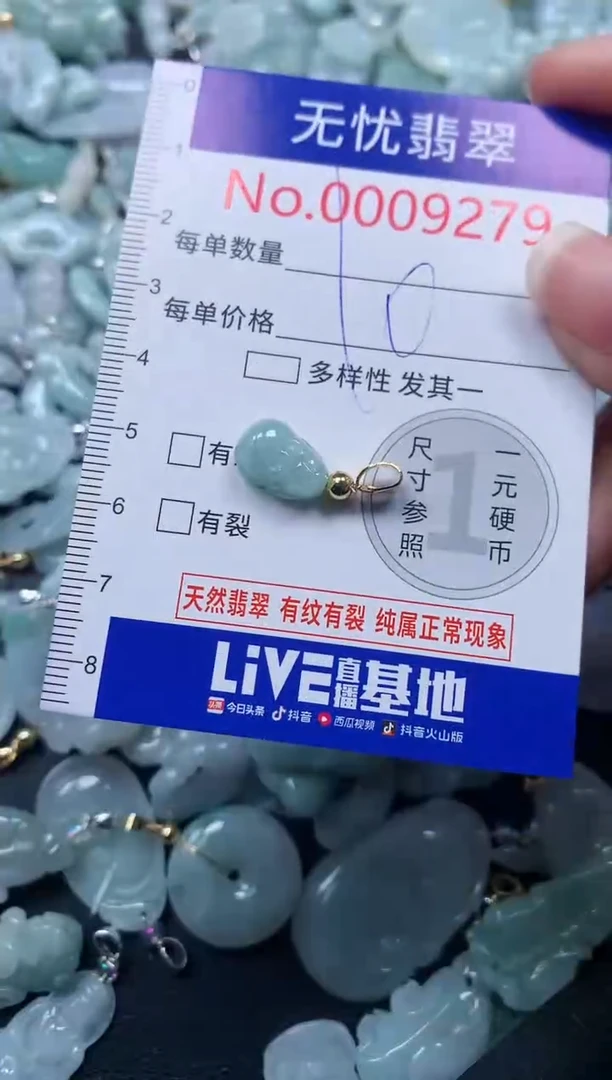 颈饰未镶嵌翡翠9279