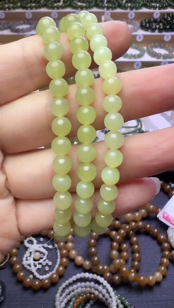手串未镶嵌和田玉12号多样性发一