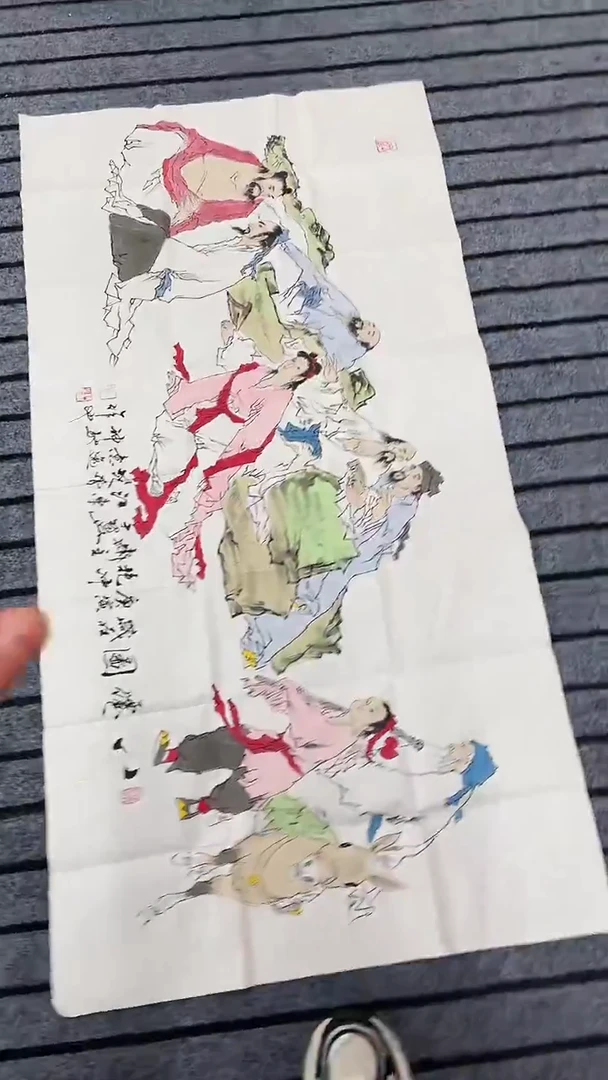 精品国画人物作品