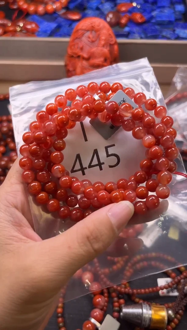 未镶嵌南红玛瑙珠宝奇石I445-7
