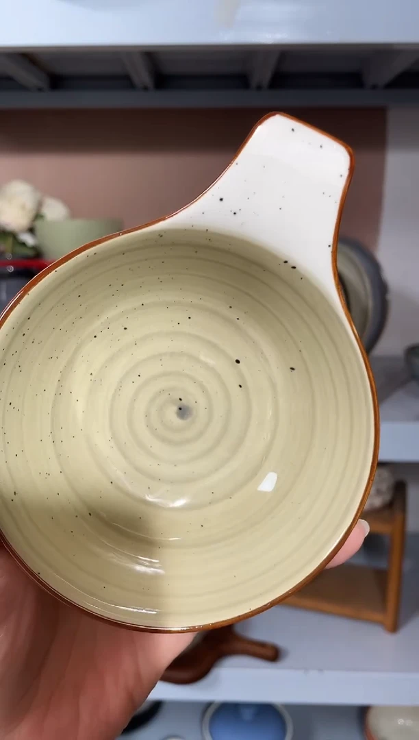 瓷微瑕（1个装）手柄小碗