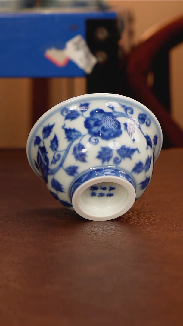 景德镇瓷器，青花瓷手绘茶具~-