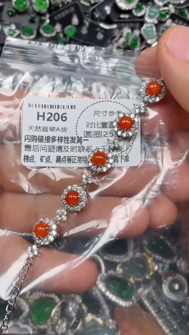 颈饰未镶嵌翡翠H206手链