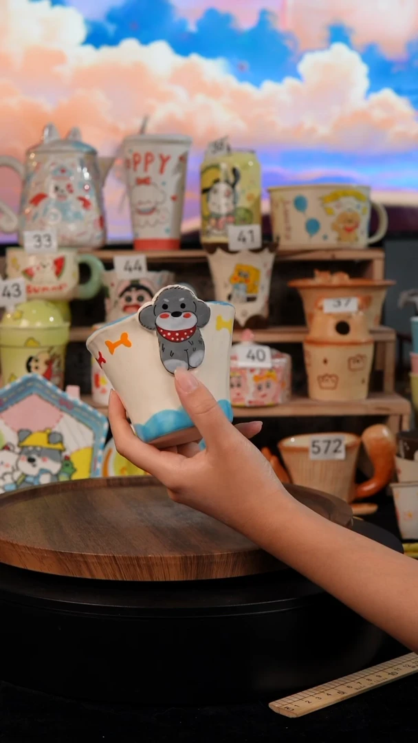 陶瓷双饮款景德镇手工陶瓷