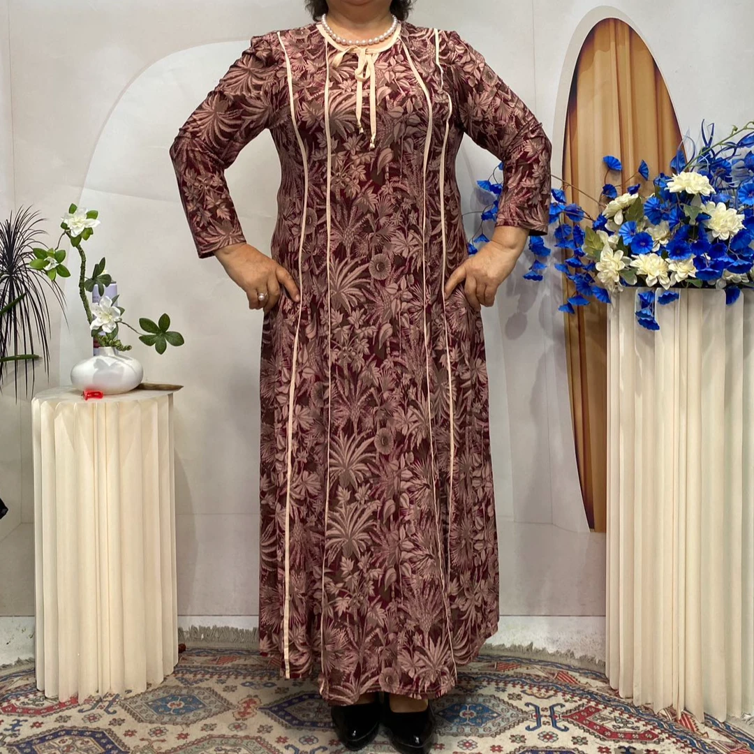 甜美妈妈新款连衣裙