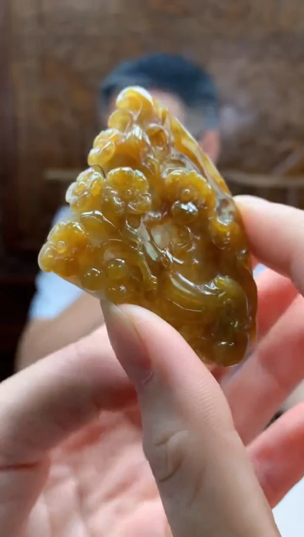 定制翡翠未镶嵌1072ry-毛货挂件101