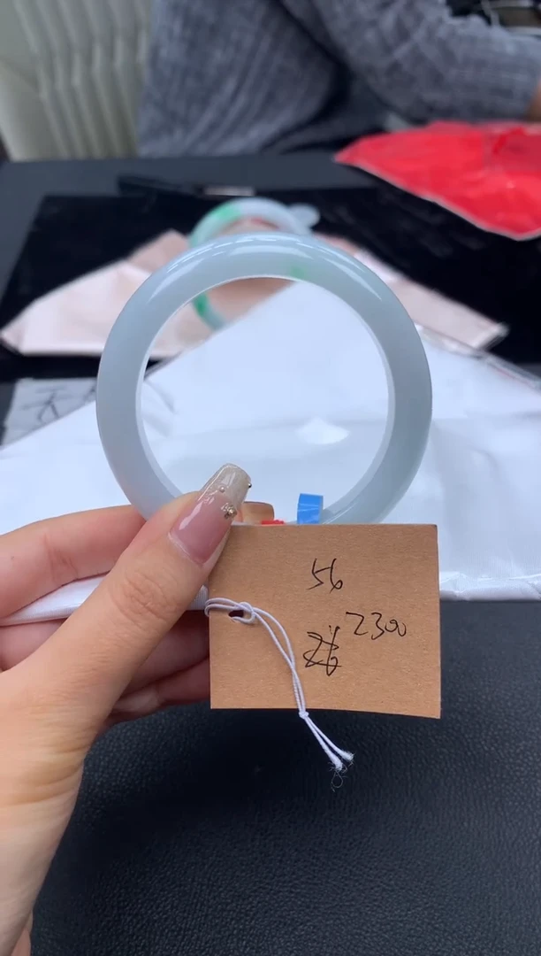 未镶嵌手镯翡翠56正圈