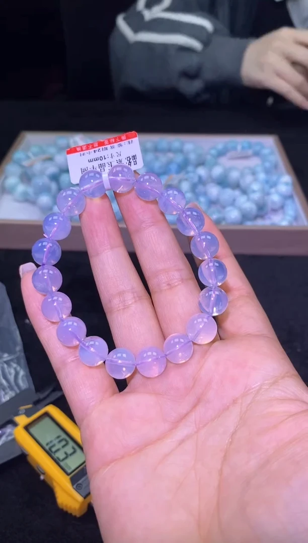 未镶嵌手链水晶紫玉晶单圈-A10-多样性发其一