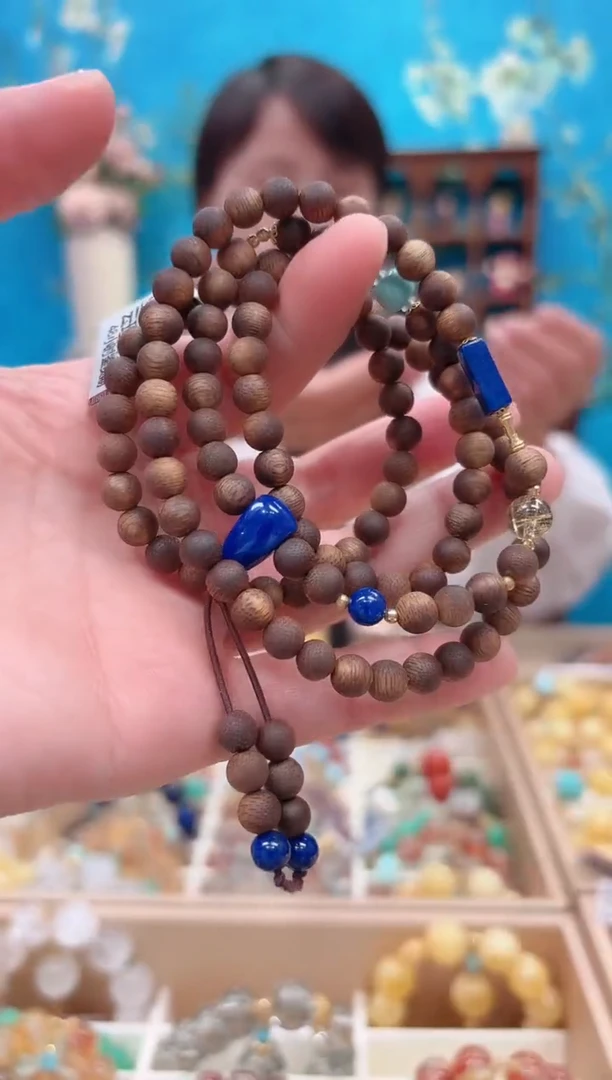 未镶嵌青金石颈饰设计款珠串