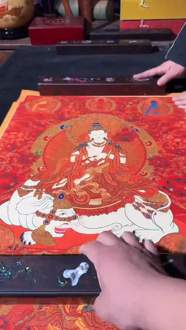 卷轴画藏式珍藏彩绘艺术馆172