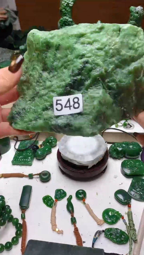 未镶嵌和田玉珠宝半成品1