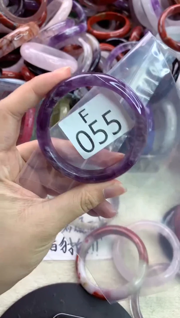 未镶嵌手镯水晶F055-54
