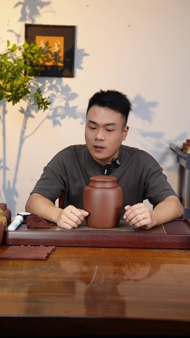 宜兴原矿紫砂茶叶罐