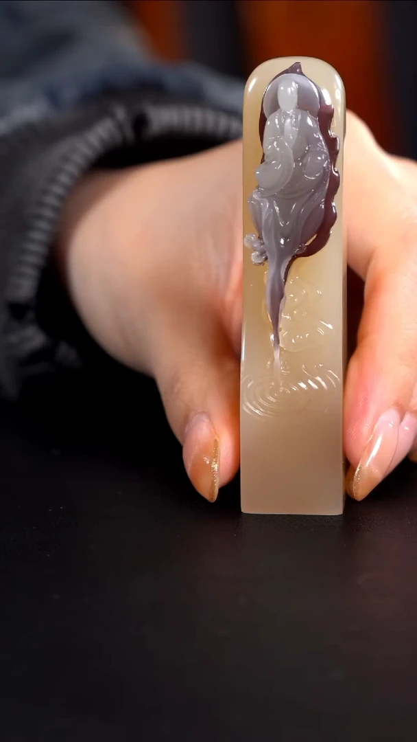 寿山石东*斋结晶芙蓉印章