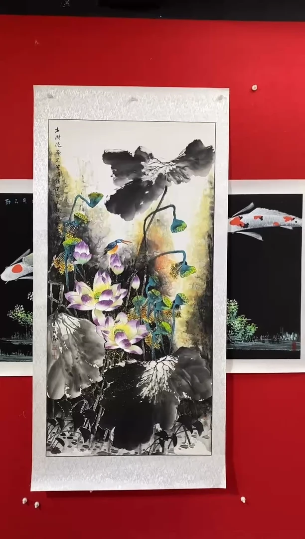 国画一**思国画NYQ杰牛云勤老师作品