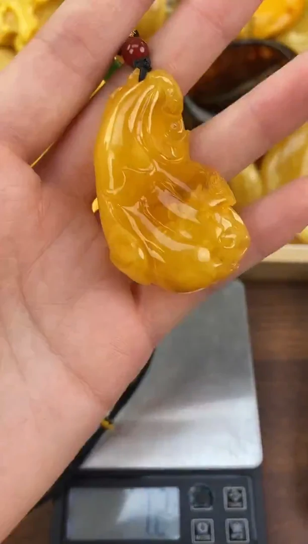 裸石琥珀未镶嵌天然琥珀蜜蜡