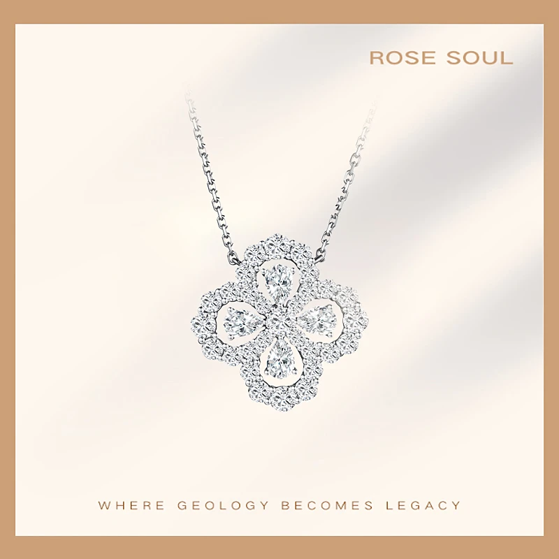 ROSE SOUL 实验室培育钻石【Young妈专属】18K大版looop项链PYL042L