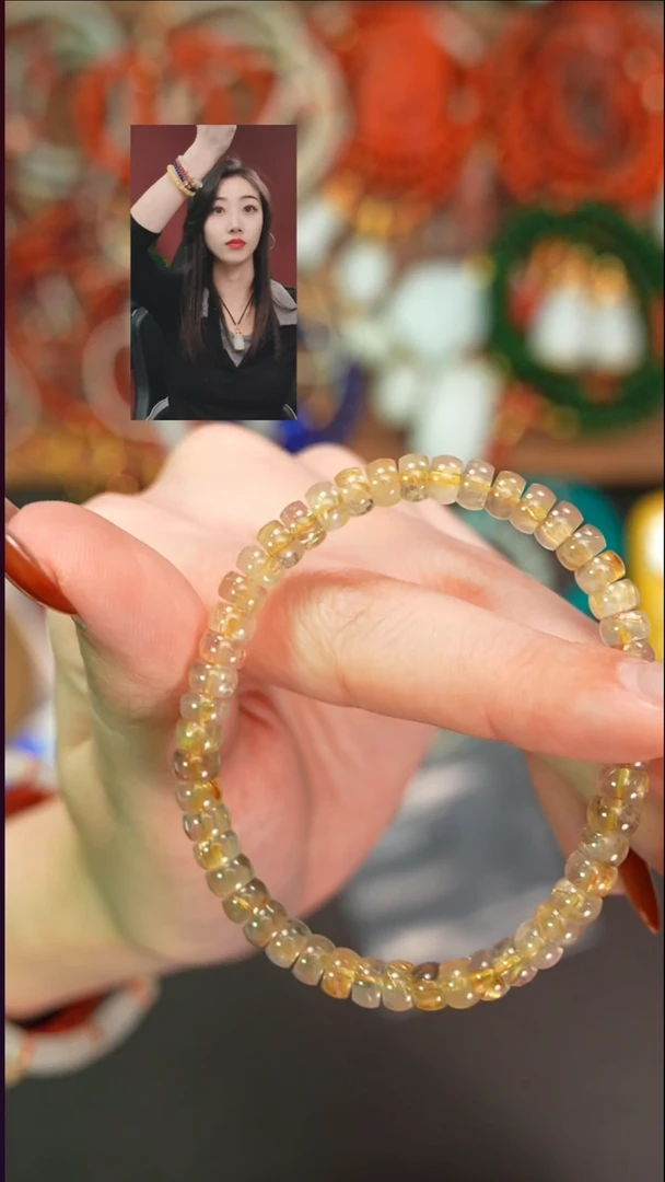 未镶嵌手串水晶我***圆遇见文玩品质回血