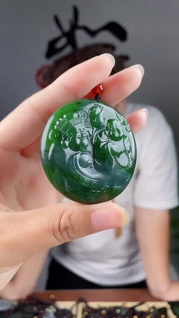 和田玉未镶嵌颈饰拍一发一，多样性发货