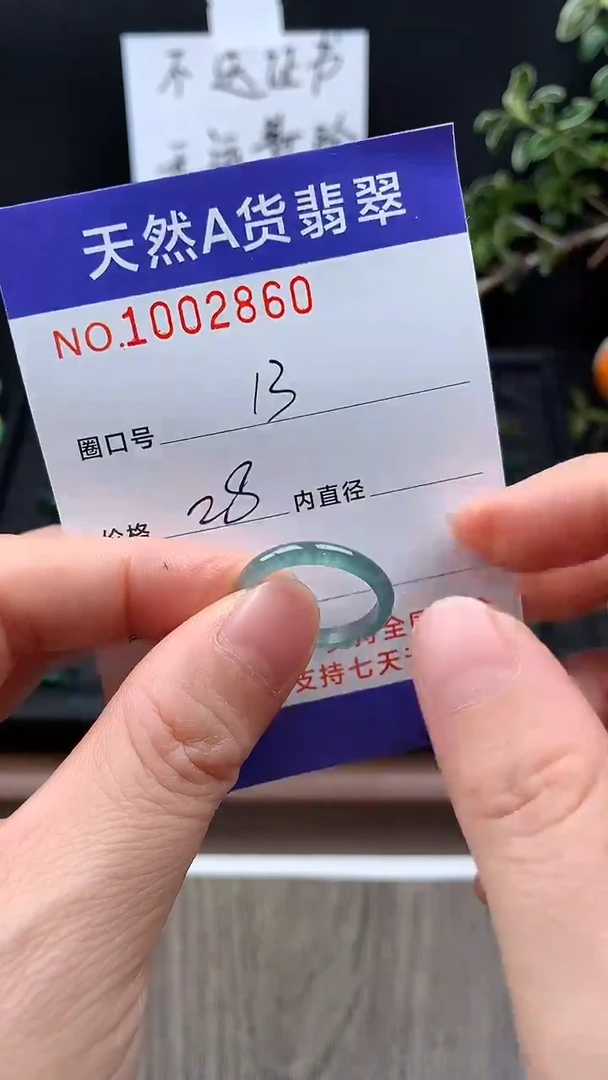 未镶嵌戒指翡翠13#