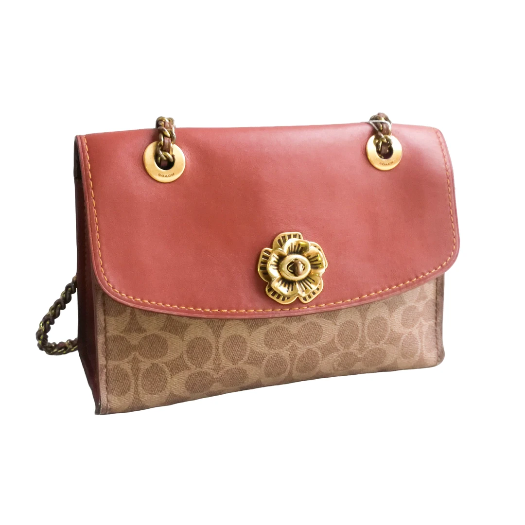 95新  Coach 大山茶花包 053104