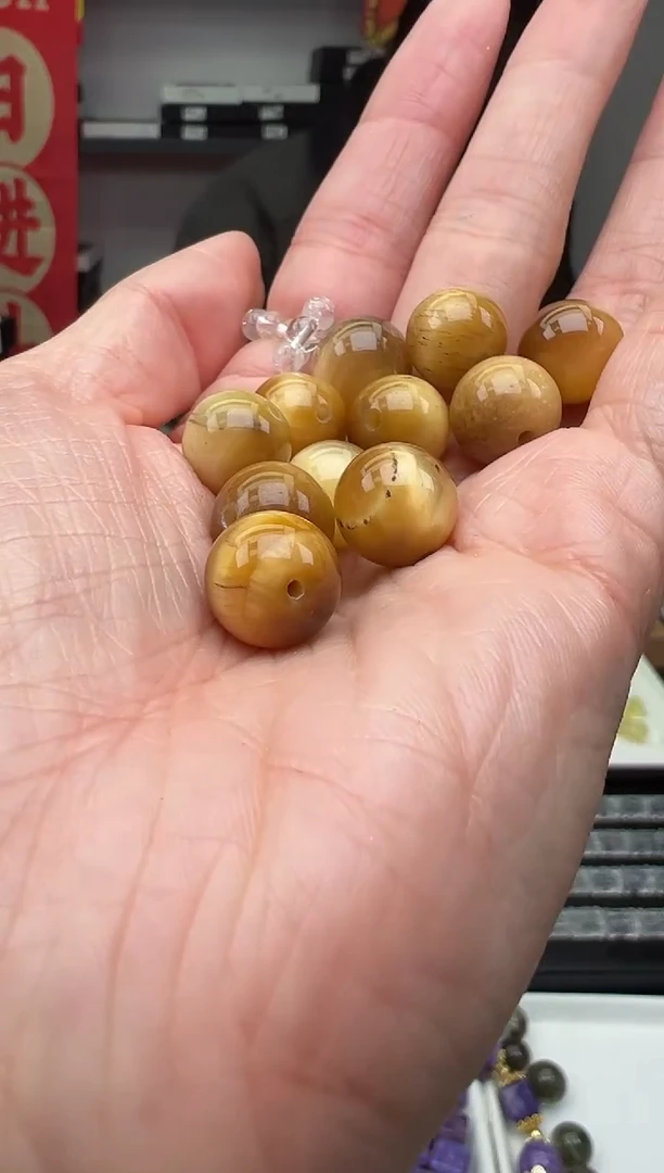 【闪购商品】木变石（虎睛石）颈饰未镶嵌15a多样性发其一/1.21/3个