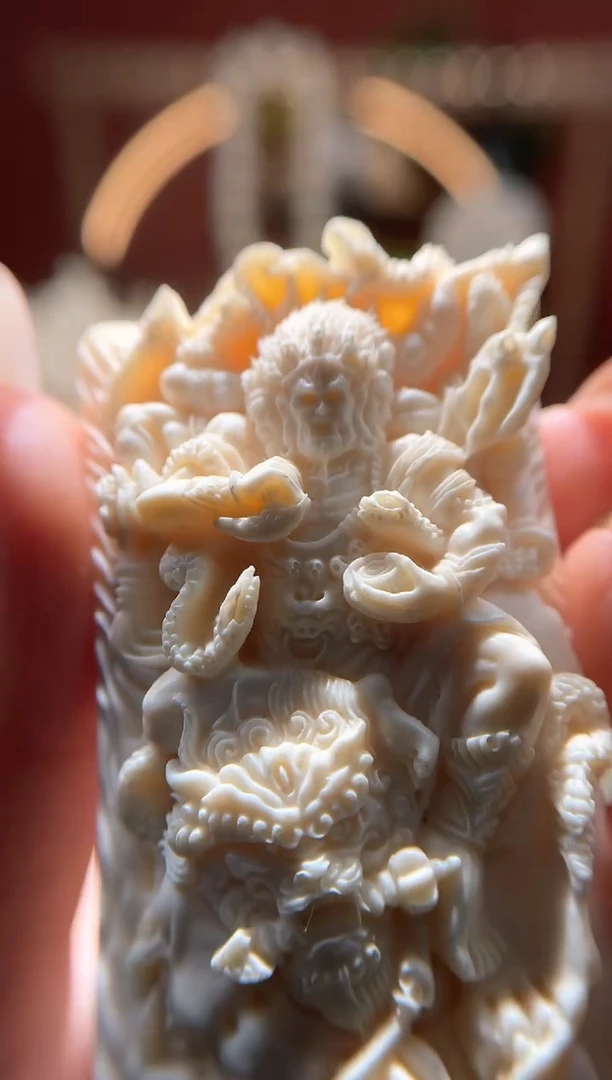 【闪购商品】菩提根/象牙果吊坠【重工版】大黑天