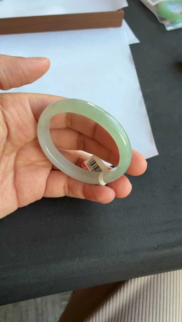 未镶嵌手镯翡翠95号54*46.6*9.9*7.2贵妃