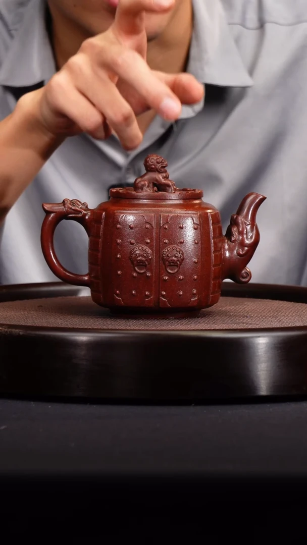茶壶紫砂古乌泥