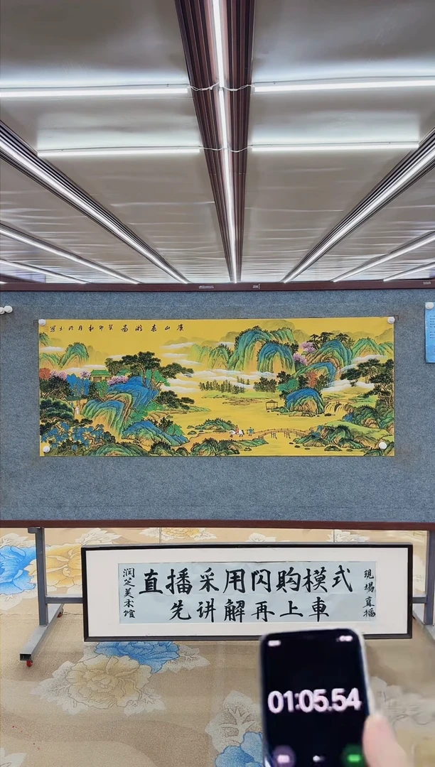 【闪购商品】绘画M 张伦玉-六尺-山水国画