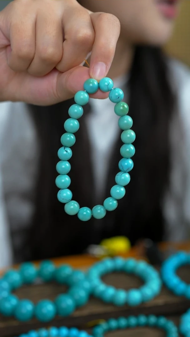 未镶嵌绿松石手串圆珠