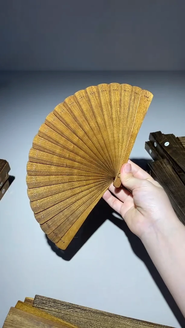 金丝楠16cm金丝楠木小叶桢楠扇红油老料