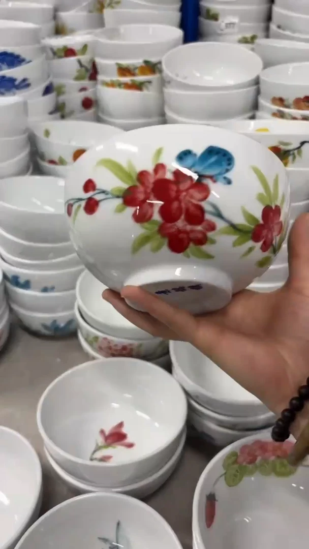瓷片景德镇手绘釉中彩（食品级）小罗汉碗