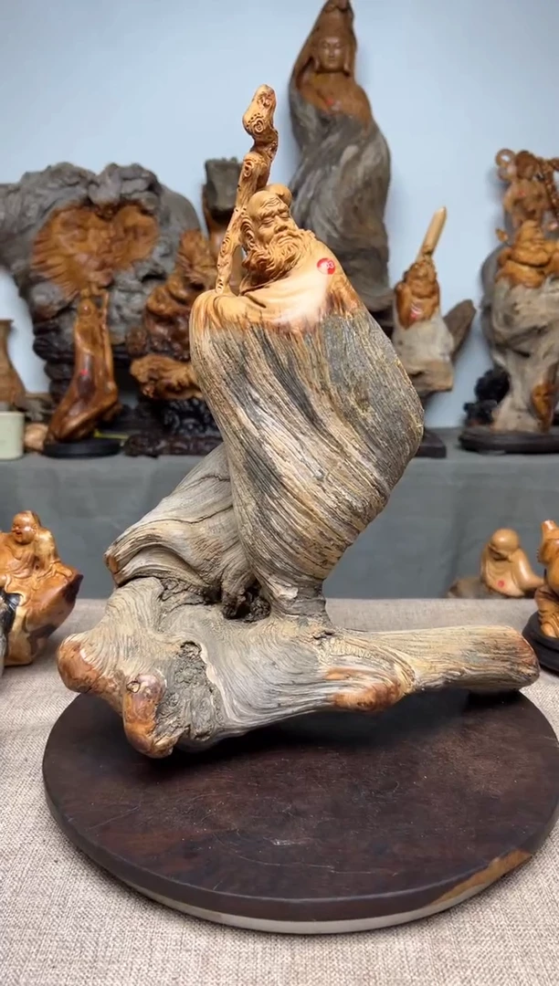 柏木（崖柏）崖柏雕刻件