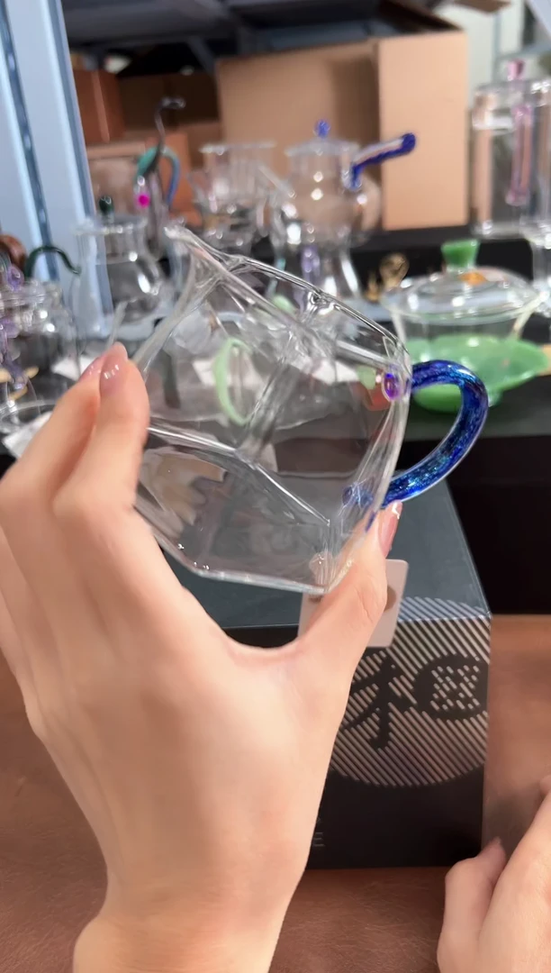 禾器 棱然茶海/宝蓝金