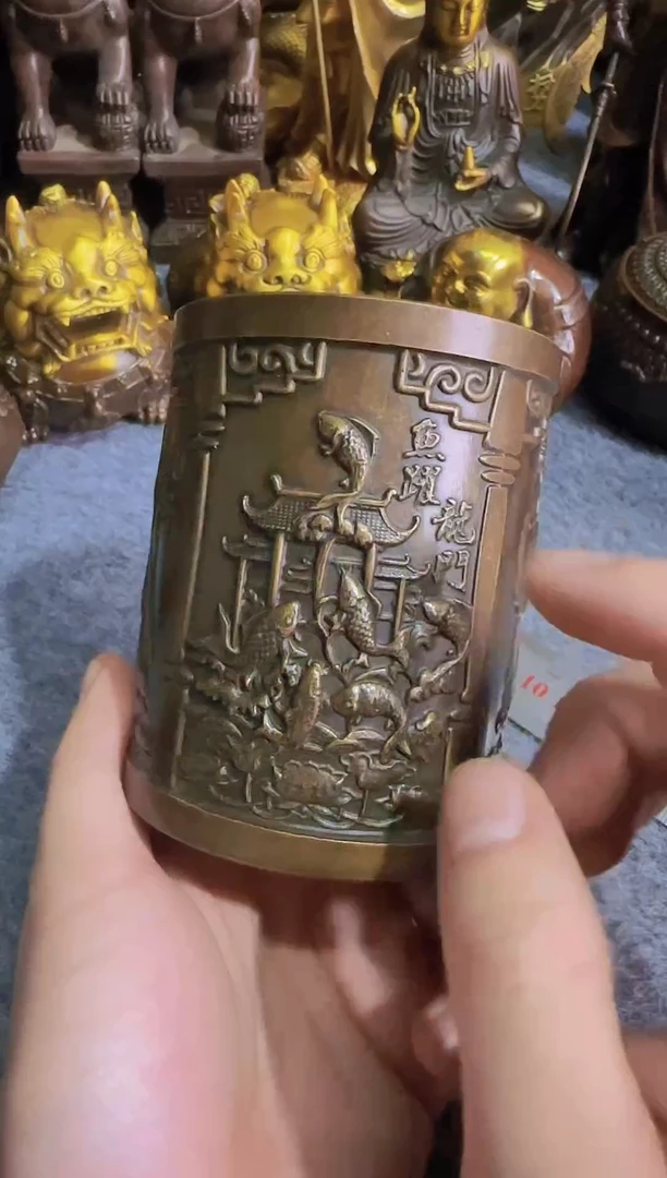 老黄黄铜摆件装饰品