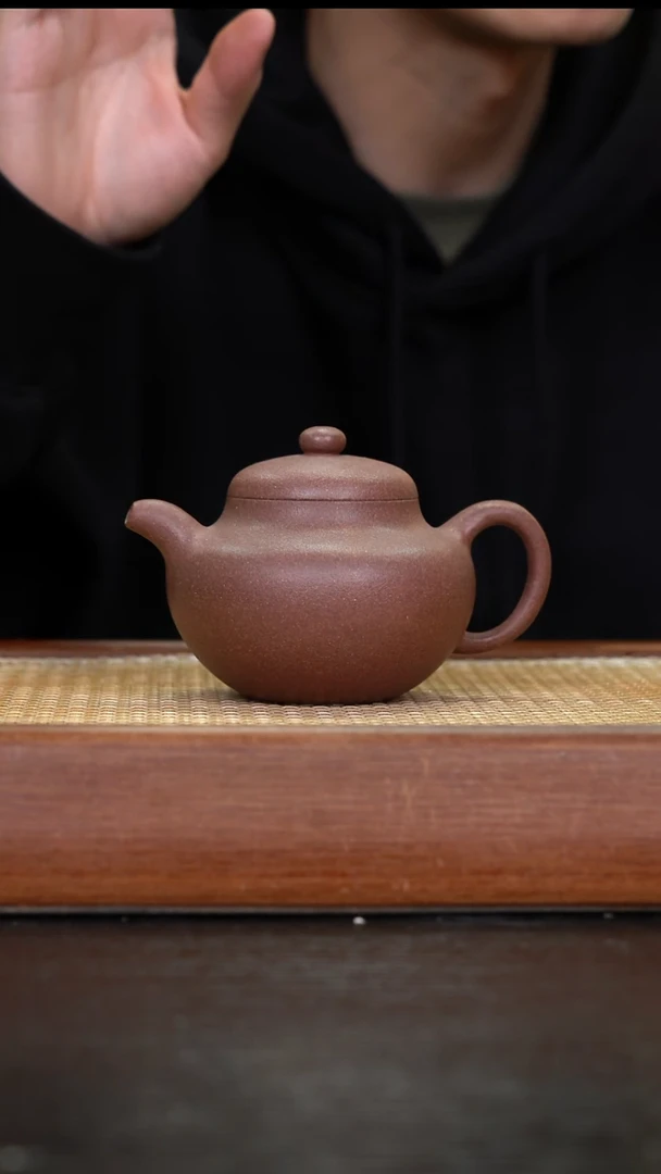 茶壶紫砂   XL  全砂底槽清   柿园    230cc