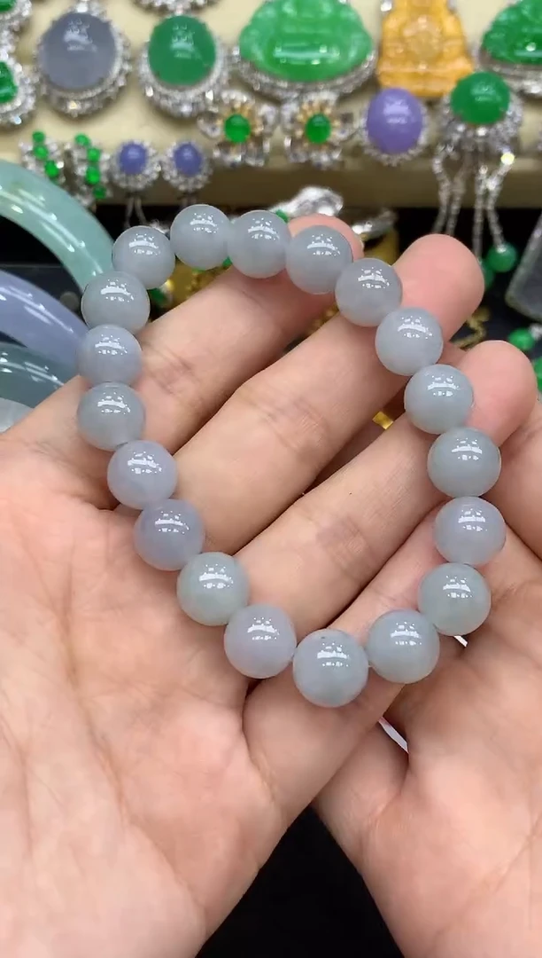 未镶嵌手串翡翠322-中国好珍宝