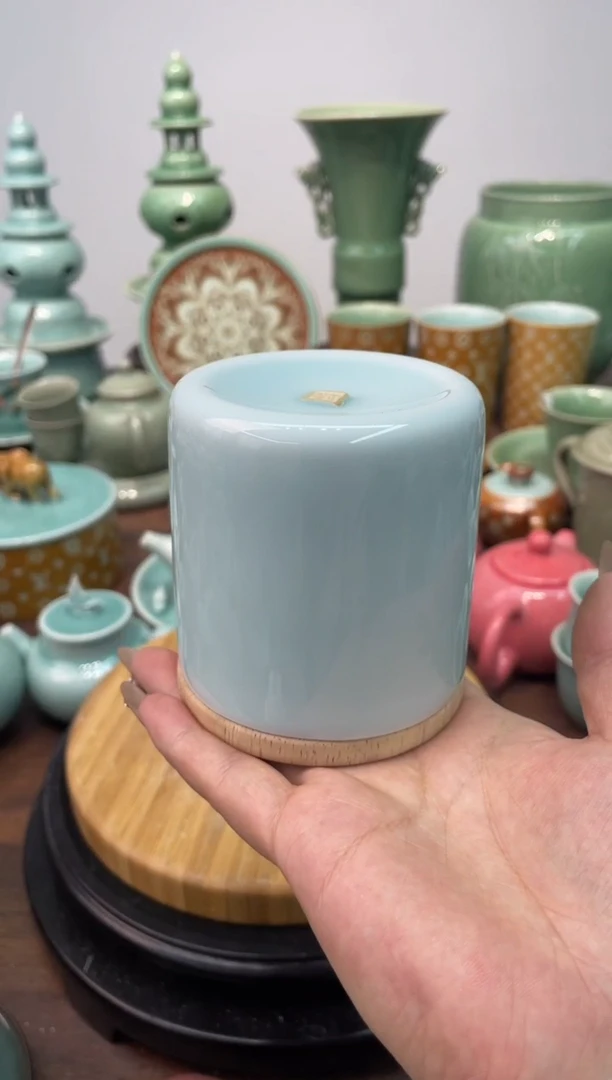特价福利 微瑕 慧仙青瓷