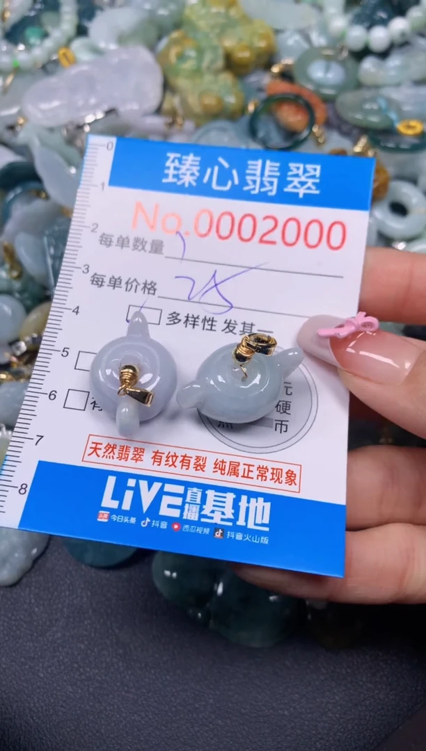 【闪购商品】翡翠颈饰未镶嵌含绳0002000