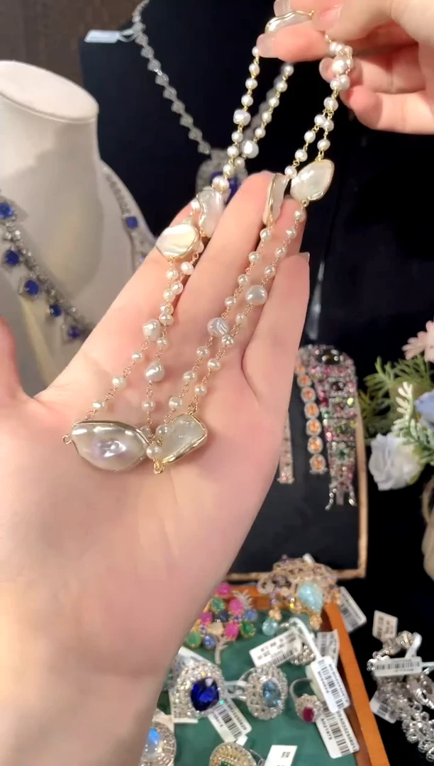 淡水珍珠未镶嵌颈饰珠串