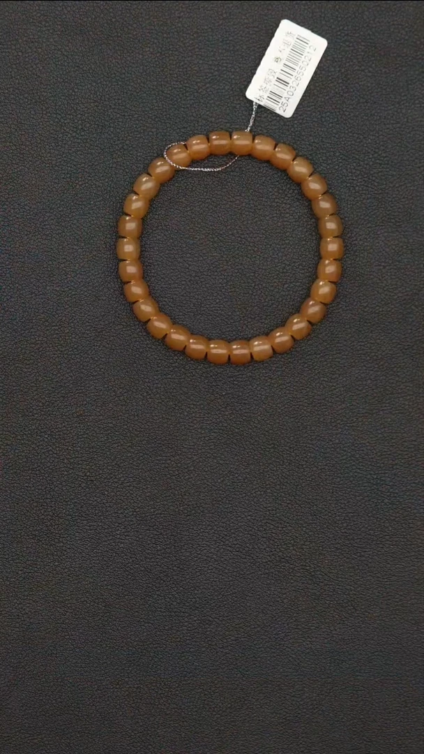 手串未镶嵌和田玉QSY024且末糖直切手串