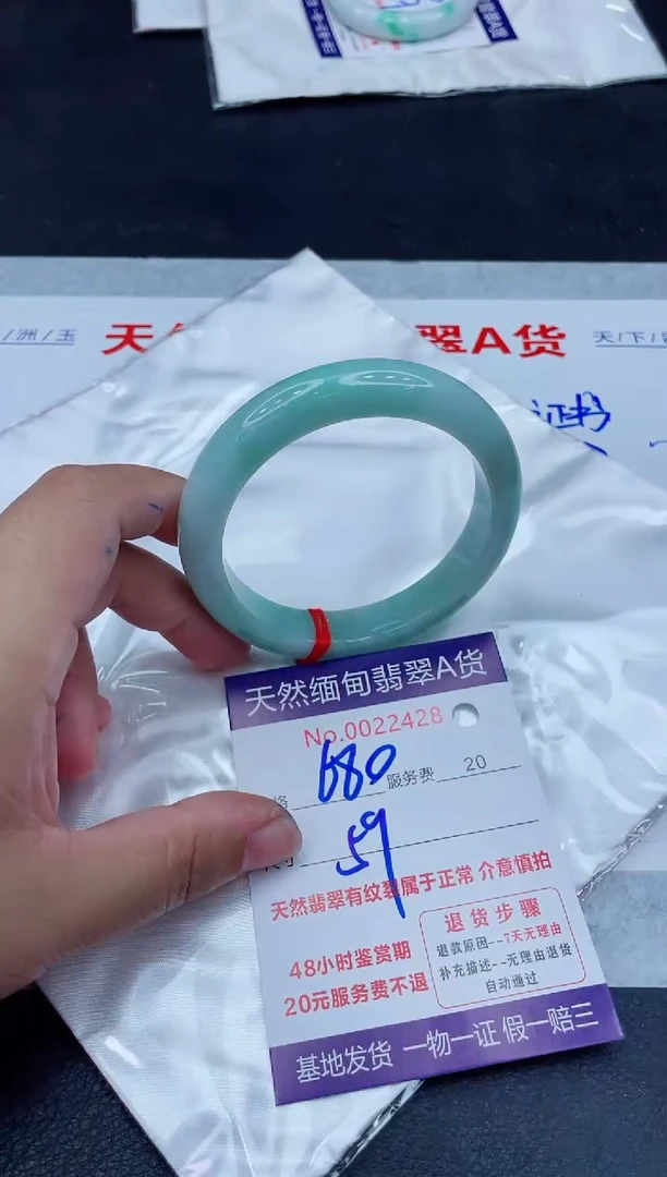 未镶嵌手镯翡翠680.00