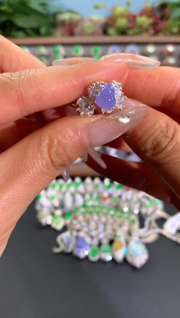 未镶嵌戒指翡翠铜托戒面