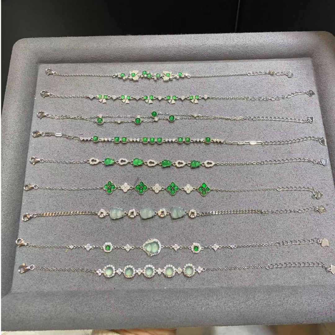 天然危地马拉翡翠手链 送礼 自留