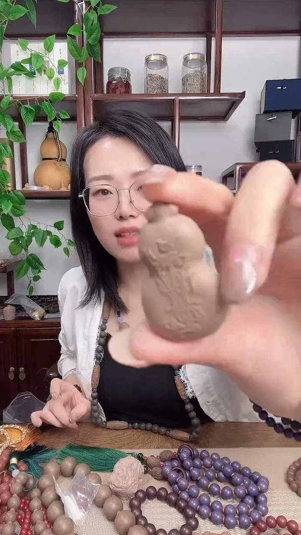 泥塑大四合的葫芦牌子