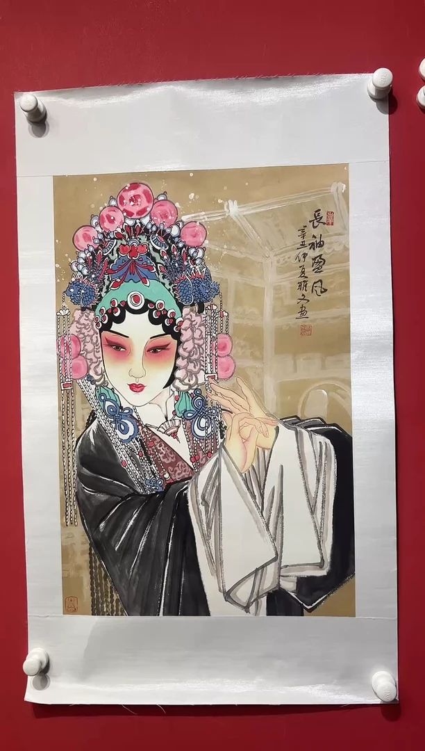 国画郑雅文-2.7平尺-国画