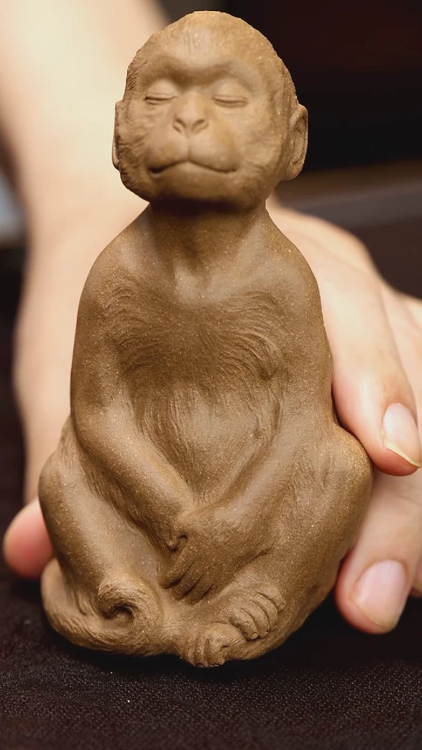 紫砂茶宠紫砂 猴子